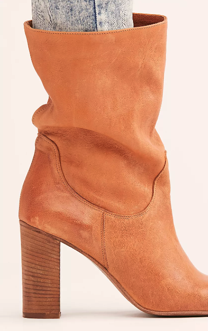 Free People Slouchy Suede Boots - Women's Shoes in Tan