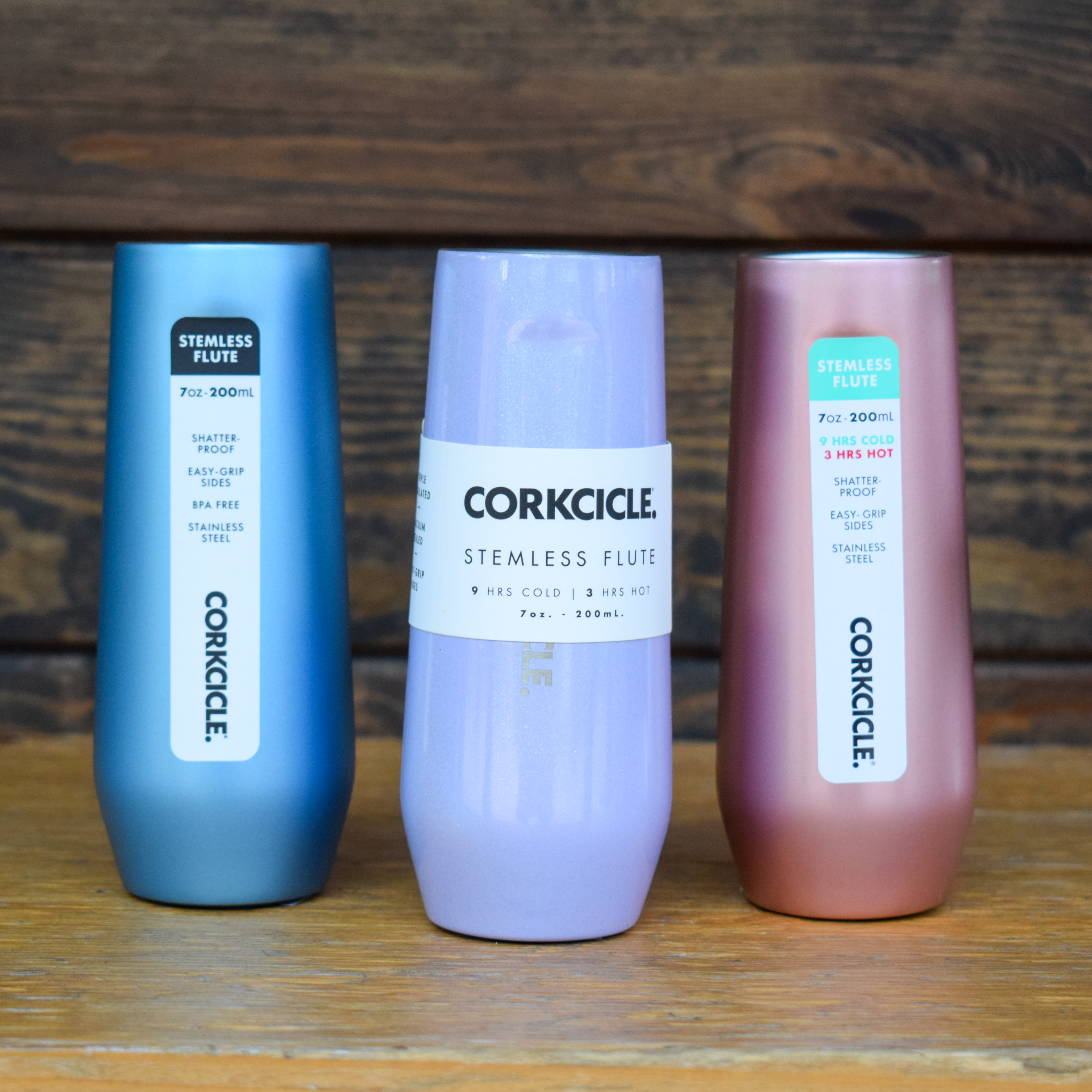 CORKCICLE® Stemless Flute