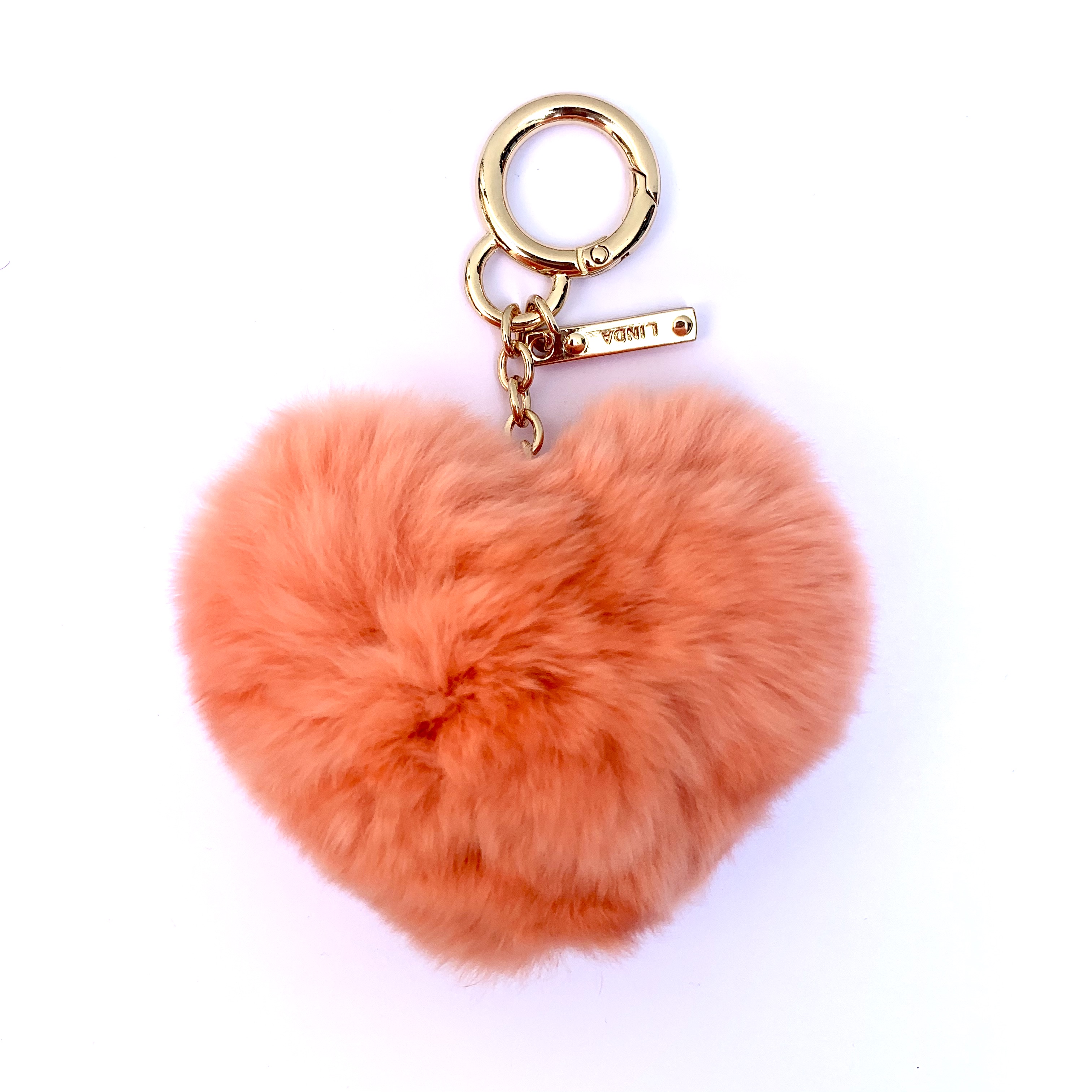 Red Rex Rabbit Heart Purse Charm/Key Chain – York Furrier