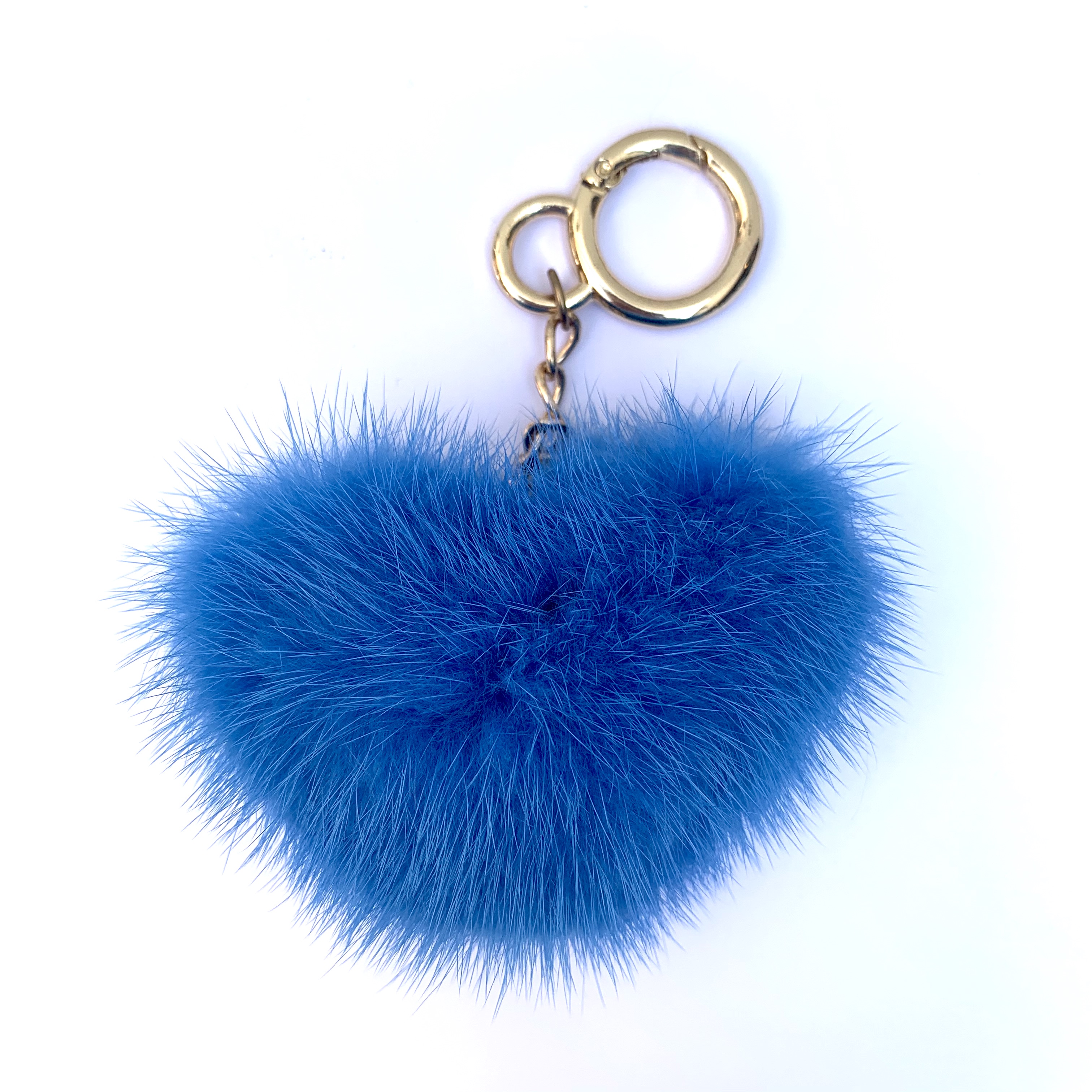 Mink Mini Heart Keychain