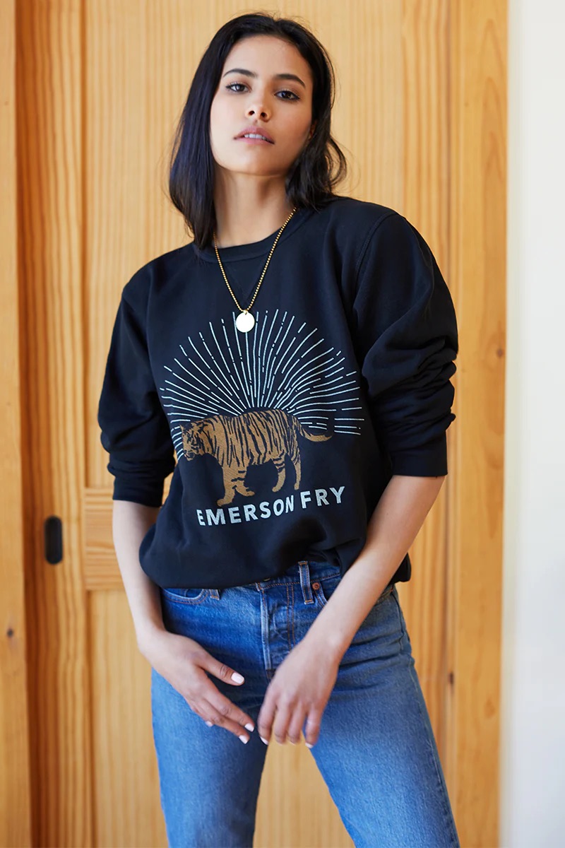 Emerson Fry Emerson Crewneck - Black Hemp