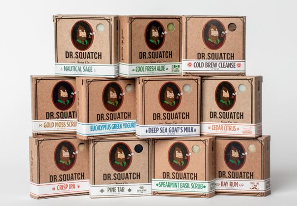 Dr. Squatch All Natural Bar Soap for Men, 5 Bar Variety Pack - Cool Fresh  Aloe, Alpine Sage, Spearmint, Bay Rum and Grapefruit IPA