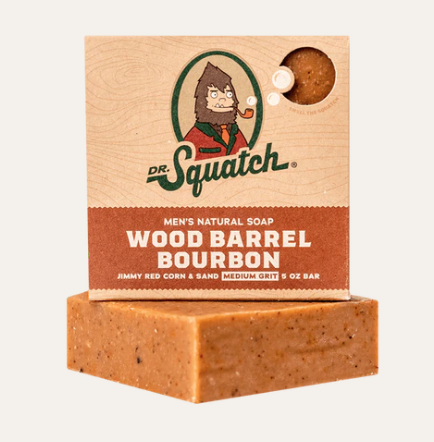 Dr. Squatch All Natural Bar Soap for Men with Medium Grit, Deep