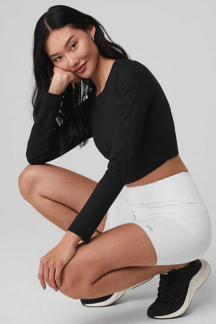Alosoft Crop Finesse Long Sleeve - Hearth and Soul
