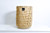 Wick pot round l. brown - h44xd31cm