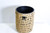 Wick pot round l. brown - h44xd31cm