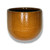 Gabriel pot round ochre - h20xd25cm