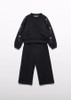 Abel & Lula Girl Jewel Knit Pants Set - Black (5772-3)