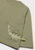 Mayoral Boy Long Sleeve T-shirt Play Print - Bayleaf (2004-66)