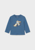 Mayoral Boy Long Sleeve T-shirt Motor Play - Indigo (2008-83)