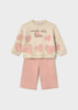 Mayoral Girl Knit Pants Set - Pastel Mix (2556-42)