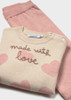 Mayoral Girl Knit Pants Set - Pastel Mix (2556-42)