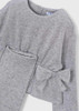 Mayoral Girl Knit Pants Set - Mix Gray (4530-94)