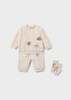 Mayoral Infant Boy 2-Piece Corduroy Knit Tracksuit - Heather Milk (2669-32)