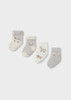 Mayoral Infant 4pc Set Socks - Fog (9107-79)