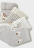 Mayoral Infant 4pc Set Socks - Fog (9107-79)