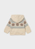 Mayoral Infant Boy Jacquard Knitting Pullover - Heather Stone (2380-73)