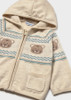 Mayoral Infant Boy Jacquard Knitting Pullover - Heather Stone (2380-73)