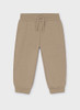 Mayoral Infant Boy Basic Cuffed Fleece Trousers - Hazelnut (704-50)
