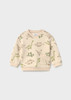 Mayoral Infant Boy Patterned Pullover - Light Taupe (2416-95)