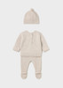 Mayoral Infant Boy Leg Warmer & Hat Set - Heather Milk (2503-51)