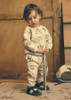 Mayoral Infant Boy Patterned Pants - Light Taupe (2538-95)