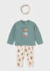 Mayoral Infant Girl Leggings and Headband Set - Lagoon (2780-68)