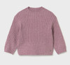 Mayoral Infant Girl Textured Jumper - Violet Mix (2382-90)