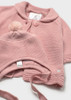 Mayoral Infant Girl Knit Coat with Hood - Heather Baby Rose (2403-87)