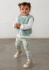 Mayoral Infant Girl Faux Fur Vest Leggings Set - Anise (2784-68)