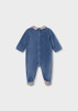 Mayoral Boy Velour Onesie - blueberry (2766-082)