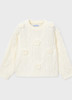 Mayoral Girl 3D Flower Sweater - Soy (4319-067)