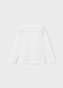 Mayoral Girl Long Sleeve T-shirt - Natural (4031-095)