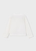 Mayoral Girl Long Sleeve Shirt Dress - Natur-blac (4033-011)