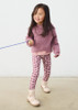 Mayoral Girl Knit Printed Leggings - Violet (4701-070)