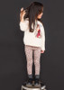 Mayoral Girl Printed Knit Leggings Set - Chestnut (4734-075)