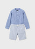 Mayoral - 2pc Linen Suiting Bermuda Set Indigo 3216