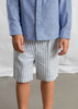 Mayoral - 2pc Linen Suiting Bermuda Set Indigo 3216