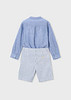 Mayoral - 2pc Linen Suiting Bermuda Set Indigo 3216