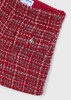 Mayoral Girl Tweed Shorts - Red (4230-38)