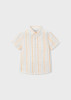 Mayoral - Linen S/s Shirt Peach 3112