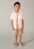 Mayoral - Linen S/s Shirt Peach 3112
