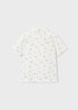 Mayoral - S/S Polo White Olive 3101