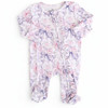 Caden Lane Leighton's Lavender Ruffle Zipper Footie