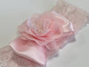 Pink Flower & Pearl Baby Headband SC-636