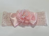 Pink Flower & Pearl Baby Headband SC-636