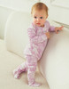 Cotton 2-Way Zip Baby Infant Footie Pajama-Prism Purple