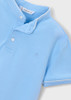 Mayoral - Polo S/S Mao Neck 3102 Sky Blue
