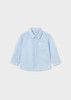Mayoral  - L/s Linen Shirt 1118  Sky Blue