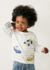 Mayoral Boy Long Sleeve T-shirt Stripes and Print - Col. Mole (2011-046)